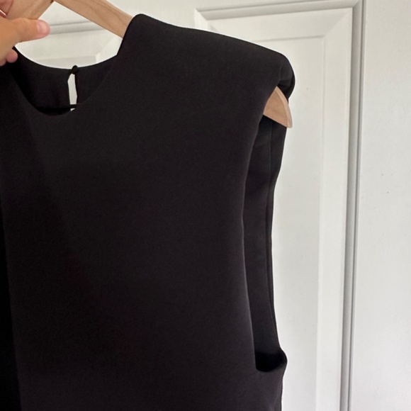 Zara Dress w/ Shoulder Pads - S - Picture 6 of 6